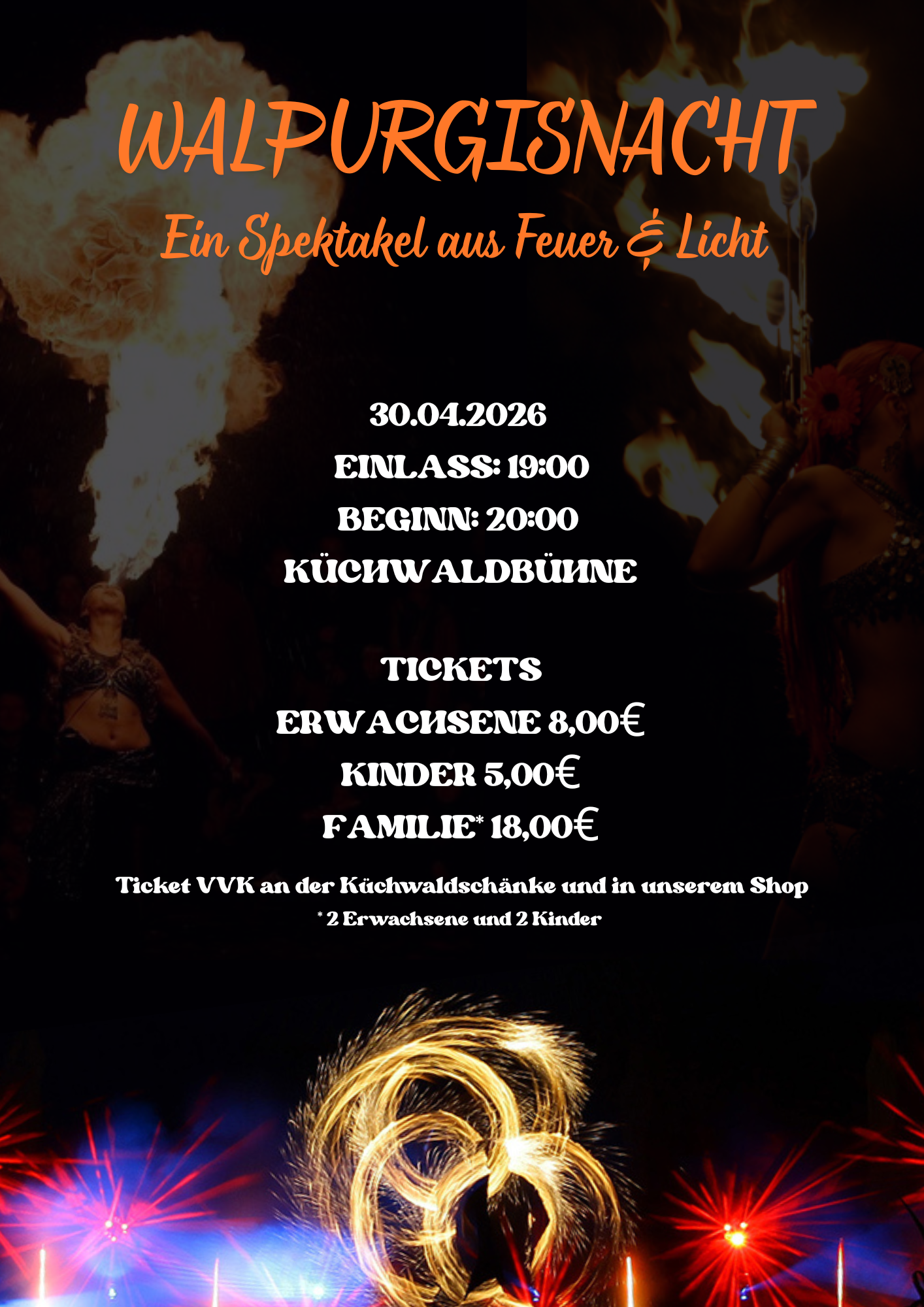 Plakat Walpurgisnacht